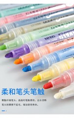 12 PCS Acrylic Paint Markers for Rock Painting Ceramic Wood Scrapbook Waterproof