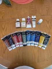 Artist Paints Mixture Various Colors Acrylic Paint Set Art Supplies