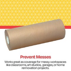 School Smart Butcher Kraft Paper Roll, 50 lbs! 48 Inches x 1000 Feet, 48″x1000′