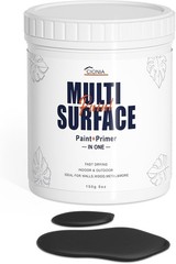Black Multi Surface Paint 5oz Matte Finish Acrylic Quick Dry Interior Exterior