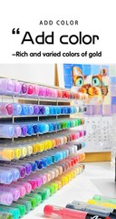 12-72 Acrylic Paint Brush Pens Set for Rock Fabric Wood Glass DIY Art Crafts