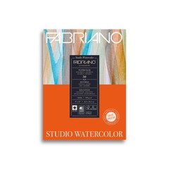 Studio Watercolor Pad, Hot-Press, 9″ x 12″, 140 lb., 50 Sheets, White