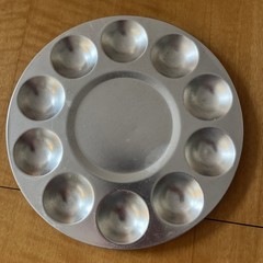 Aluminum Alloy Paint Palette Watercolor Tray