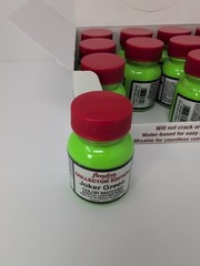 (12) 1 Oz Bottles Of Angelus Acrylic Leather Joker Green Paint New