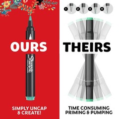 Sharpie Creative Markers, Water-based Acrylic, Bullet Tip, Office Product