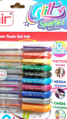 Xtra Sparkle Glitter Gel 10 Colours Xtra Sparkle Gel Pen by