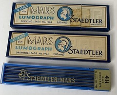 Vintage 1930s 4H Mars Lumograph Drawing Leads No 1904 12 Leads Staedtler Germany
