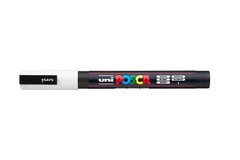 Uni Posca Marker PC-3M Paint Glass Pen Fine Bullet Tip 1.3mm White