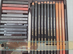 KOH-I-NOOR Hardtmuth Gioconda Art-Set 8899 Drawing/Sketching/Toning Set ~ Used