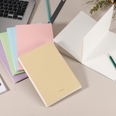 7.5×5.2″ Concertina Sketchbook Watercolor Notebook, White