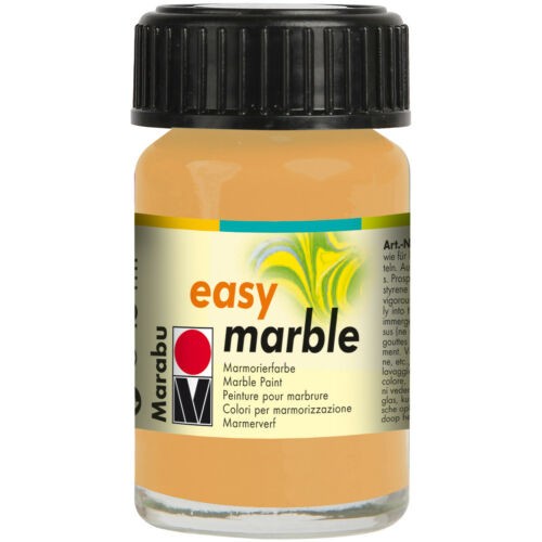Marabu 13059039-084 Easy Marble Quick Drying Gold Paint, 15 mL