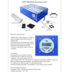 UV Exposure Unit 18”x12” Silk Screen Printing Machine Plate Maker 4*15W Tubes