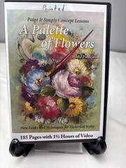 A Palette of Flowers DVD & Book Set David Jansen Video Lessons