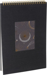 Studio Spiral Sketchbook, Shooting Star, Bookcloth Wrapped Flex Cover, 7.75″ X 1