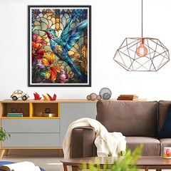 HITIRECOVI Paint by Numbers Kits for 16×20in(Frameless), Hummingbird