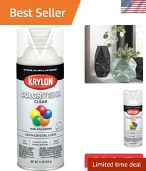 11 oz. Acrylic Satin Clear Spray Paint – Ideal for All Surfaces, Rust Resistant