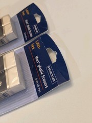 Staedtler Mars plastic erasers 2 packs of 4 (8 total) latex-free Made in Germany