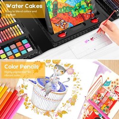 Art Kit, 251-Pack Art Supplies Drawing Kits, Arts and Crafts Gifts Box for Kids