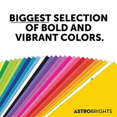 Neenah Paper Astrobrights 8.5 x 11 inches, Yellow,Orange,Blue,Green,White
