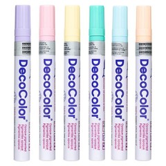 Marvy DecoColor Glossy Oil Based Permanent Paint Marker Chisel Tip Pen