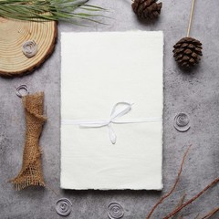 Elegant 50 Sheet 8×6″ Rough Watercolor Paper – Pure Egyptian Cotton, Acid-Free