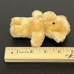 Vintage Sheaffer Eaton Textron Pens Bear Plush 4.5” Beige Teddy Stuffed Animal