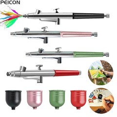 1pc Portable Airbrush Spray Gun 0.3mm Nozzle for Model Cake Car Painting – NEW