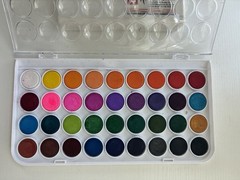 kuretake gansai tambi 12 + Sakura Koi Water Colors Pocket Field Sketch Box 24