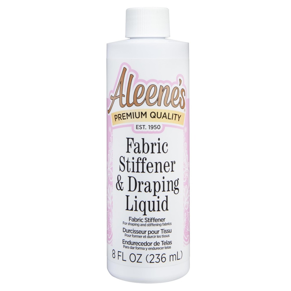 Fabric Stiffener Draping Liquid 8 oz Quick Drying Nontoxic Aleene s Aleenes