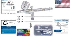 G233 Pro Airbrush Kit – 3 Nozzle Sizes, Dual-Action Precision for Artists