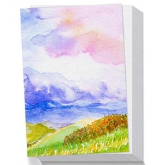 64 Sheets Watercolor Paper Bluk, 140lb/300GSM Cold 5 x 7 Inches, 60