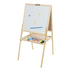Wooden Art Easel Studio H-Frame Easel Holds Canvas Beechwood Artists Easel