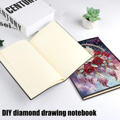 5D DIY Diamond Art Painting Notebook Sketchbook Rhinestone Art Craft Kit Set