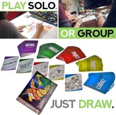 3-Pack Art Prompts Drawing Games Creative Gifts for Kids: Mythical Creatures + 2