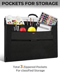 Durable 36×48 Art Portfolio Case – Lightweight with Versatile Carrying Options