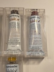 Vintage Grumbacher Pre-Tested Unused Permanent Oil Color Paint (6 Colors) 37ml.