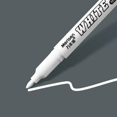 1-3 pcs White Waterproof Permanent Paint Marker Pens for Metal Wood Fabric**