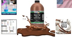 32oz Ready-to-Pour Copper Penny Metallic Acrylic – Ideal for Canvas, Wood & More