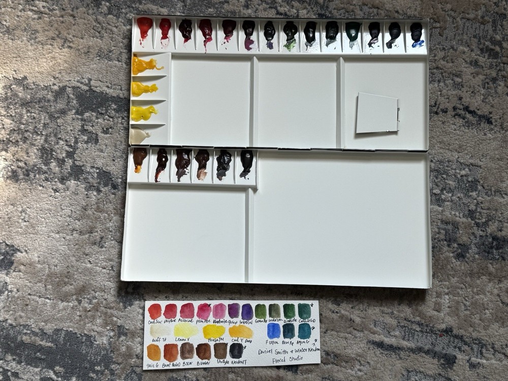Vintage Steel Watercolor Palette no. 1000 Made in Japan