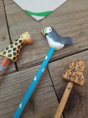 Farm Animal Pencils Kids Colourful Stationery Set School Writing Gift UK