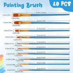 52 Pcs Paint Set Includes 4 Pcs 8 x 10 Inch Canvases 4 Pcs 7 x 9.5 Inches Wood E