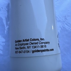 Fluid Acrylics by GOLDEN, Titanium White, 4 fl. oz. Bottle, Professional Acry…