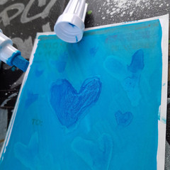 MODIFIED SEA BLUE Uni Paint Marker PX-30 Broad Chisel Tip 8mm Graffiti Supplies