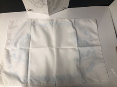 Paint By Number Butterflies With Flowers #2358 Fabric Table Runner VTG Cameo
