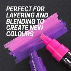uni POSCA PC-5M Water-Based Paint Markers, Reversible Medium Tip (1.8-2.5mm),…