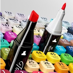 80 Colors Double Head Marker Pen Oily Set Art Painting With Bag