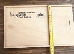 Louvre 48 Soft Pastels Multicolor Set in Wooden Box, Made in France