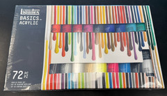 Liquitex BASICS Acrylic Assorted Colors Set of 72, 22ml Tubes NEW SEALED