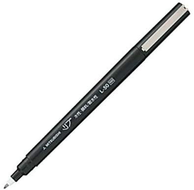 Water-based felt-tip pen, ribbed extra fine 0.5mm, black L50.24 x 4 pieces