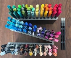 Tombow ABT Pen 108 Color Set with Case